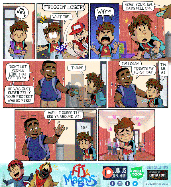 AJ and Magnus - Monday January 9, 2023 Comic Strip