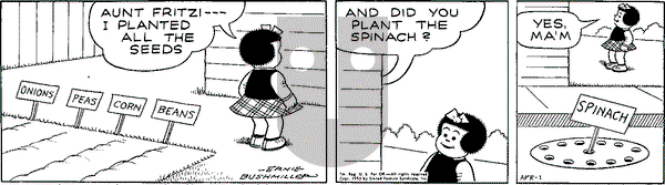 Nancy Classics - Tuesday February 13, 2024 Comic Strip