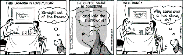 Fred Basset on Monday September 23, 2002 Comic Strip