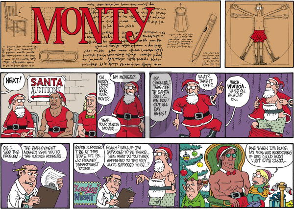 Monty on Sunday December 14, 2014 Comic Strip