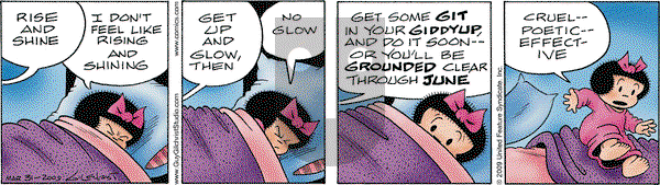 Nancy on Tuesday March 31, 2009 Comic Strip