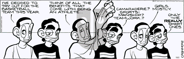 Maintaining on Tuesday October 2, 2007 Comic Strip