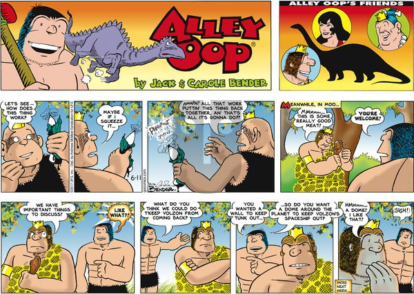 Alley Oop on Sunday June 11, 2017 Comic Strip