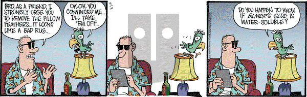 Monty on Thursday September 10, 2015 Comic Strip