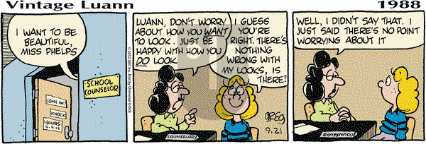 Luann on Friday September 21, 2012 Comic Strip