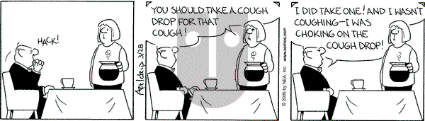 The Born Loser on Monday March 28, 2005 Comic Strip