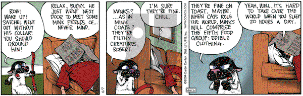 Get Fuzzy on Monday June 7, 2004 Comic Strip