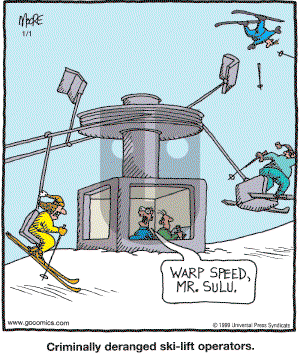 In the Bleachers - Tuesday January 1, 2008 Comic Strip
