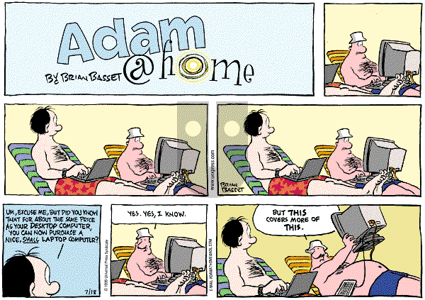 Adam@Home on Tuesday August 17, 1999 Comic Strip
