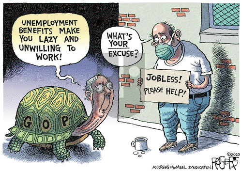 Rob Rogers on Wednesday August 5, 2020 Comic Strip