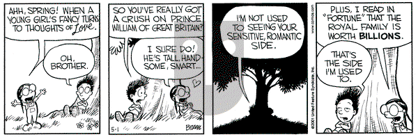 Grand Avenue on Tuesday May 1, 2001 Comic Strip