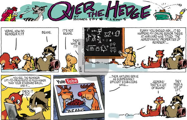 Over the Hedge on Sunday December 16, 2012 Comic Strip