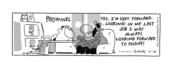 Frank and Ernest - Monday November 14, 1994 Comic Strip
