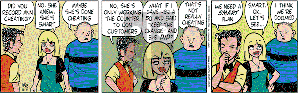 Luann on Wednesday October 31, 2012 Comic Strip