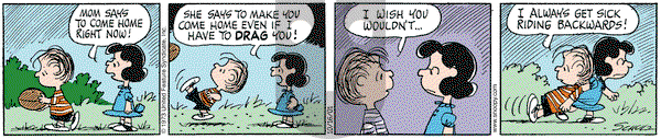 Peanuts on Tuesday October 16, 2001 Comic Strip
