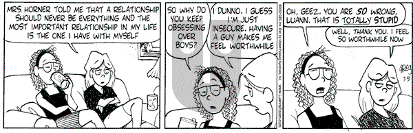 Luann on Friday July 5, 2002 Comic Strip