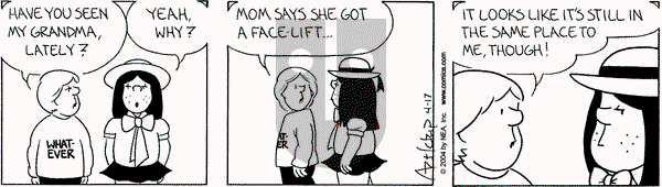 The Born Loser on Saturday April 17, 2004 Comic Strip