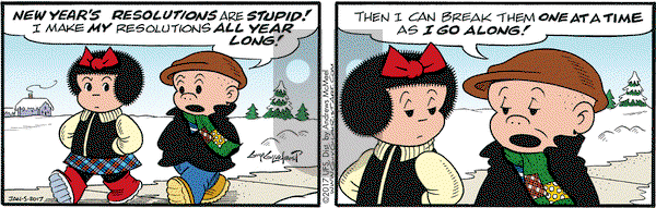 Nancy on Thursday January 5, 2017 Comic Strip