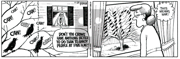 Grand Avenue on Thursday November 25, 1999 Comic Strip