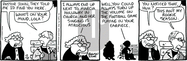 Lola on Thursday October 18, 2007 Comic Strip