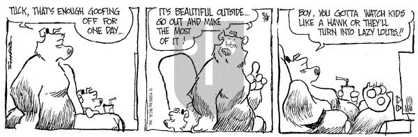 The Grizzwells on Monday March 22, 1999 Comic Strip