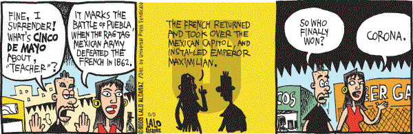 La Cucaracha on Thursday May 5, 2005 Comic Strip