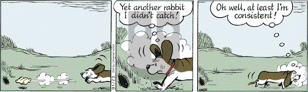 Fred Basset on Monday January 23, 2012 Comic Strip