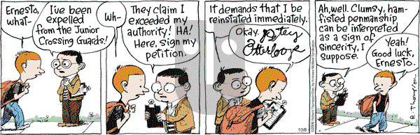 Cul de Sac on Monday October 8, 2018 Comic Strip