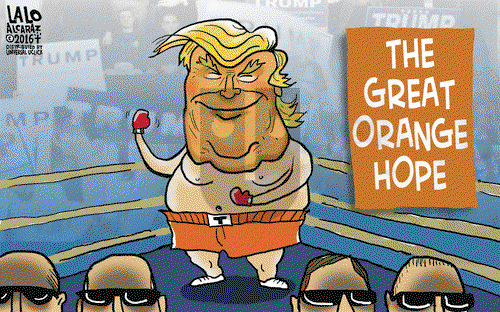 Lalo Alcaraz on Wednesday March 16, 2016 Comic Strip