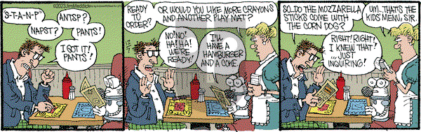 Monty - Thursday December 7, 2023 Comic Strip