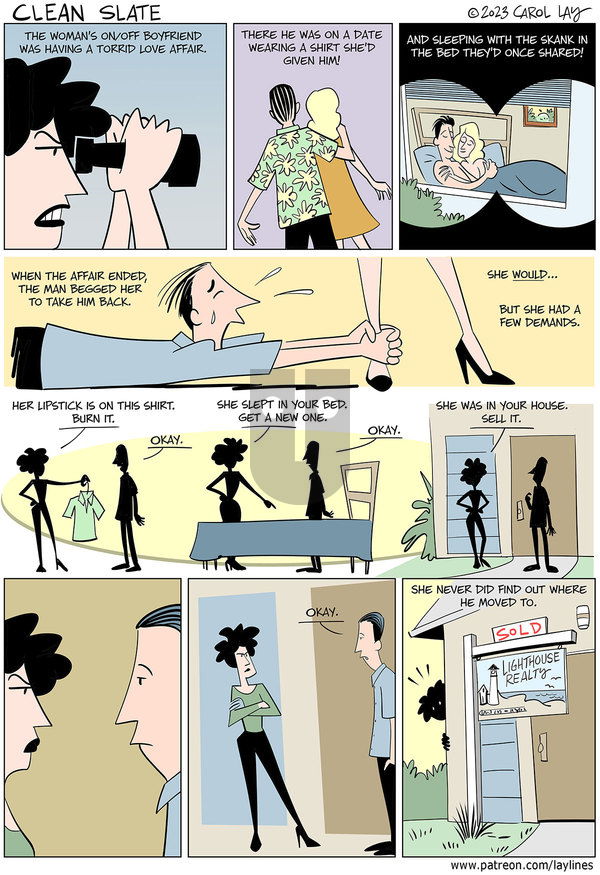 Lay Lines on Monday July 24, 2023 Comic Strip