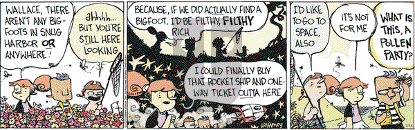 Wallace the Brave on Tuesday July 14, 2020 Comic Strip