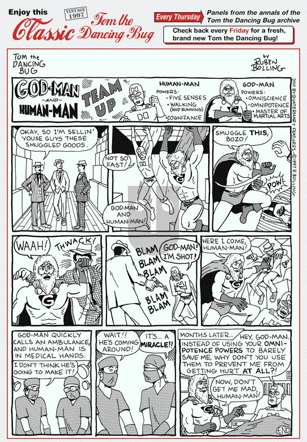 Tom the Dancing Bug on Thursday July 6, 2017 Comic Strip