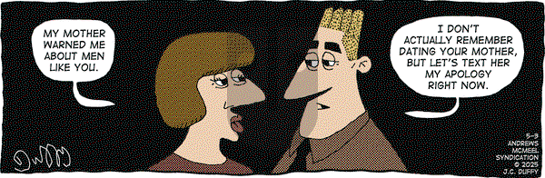 The Fusco Brothers on Saturday May 3, 2025 Comic Strip