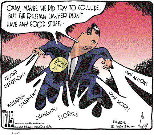 Tom Toles on Tuesday July 11, 2017 Comic Strip