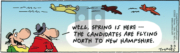 Frank and Ernest on Monday March 3, 2003 Comic Strip