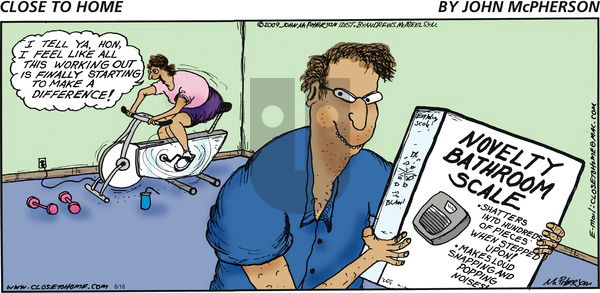 Close to Home - Sunday August 18, 2019 Comic Strip