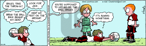 Cleats - Friday September 24, 2021 Comic Strip