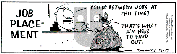 Frank and Ernest on Friday September 17, 1999 Comic Strip