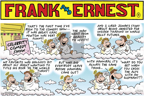 Frank and Ernest on Sunday November 5, 2006 Comic Strip