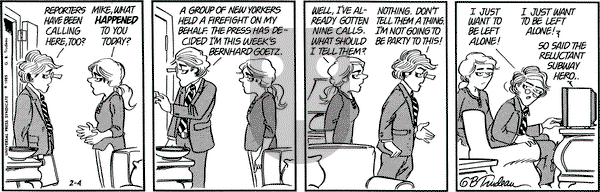 Doonesbury on Monday February 4, 1985 Comic Strip