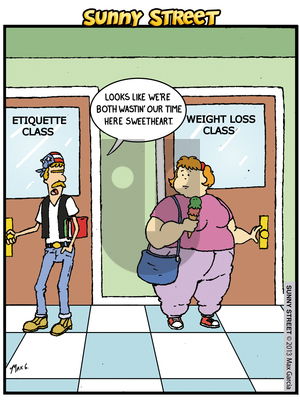 Sunny Street on Tuesday October 15, 2013 Comic Strip