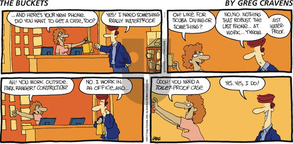 The Buckets on Sunday March 5, 2017 Comic Strip