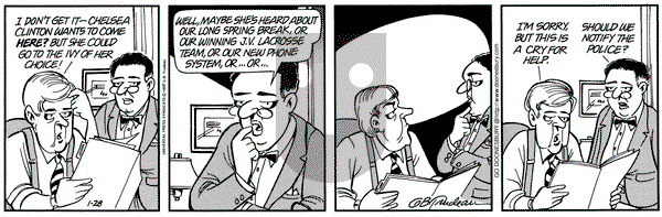 Doonesbury on Tuesday January 28, 1997 Comic Strip
