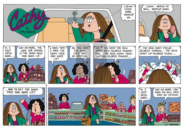 Cathy Classics on Sunday April 21, 1996 Comic Strip