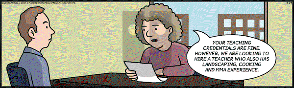 F Minus on Saturday April 21, 2018 Comic Strip