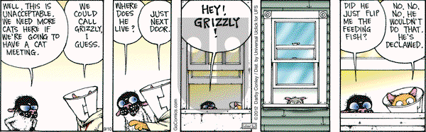 Get Fuzzy on Monday September 10, 2012 Comic Strip