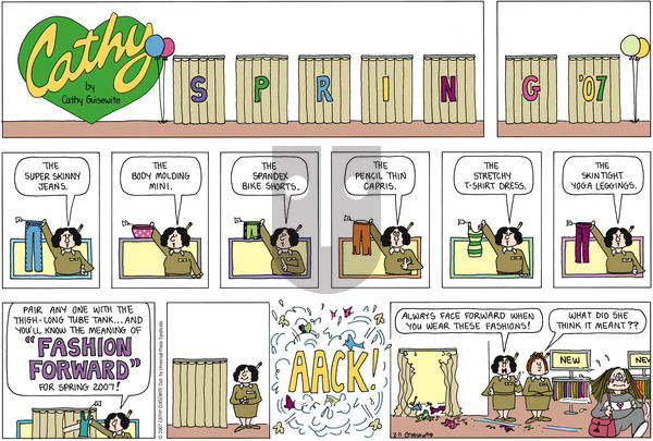 Cathy Classics on Sunday March 11, 2007 Comic Strip