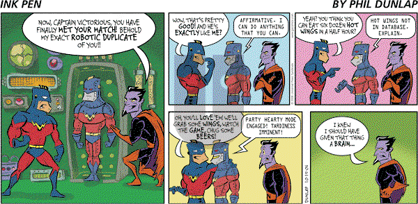 Ink Pen - Sunday October 15, 2006 Comic Strip