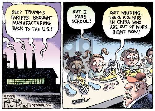 Rob Rogers on Friday April 11, 2025 Comic Strip